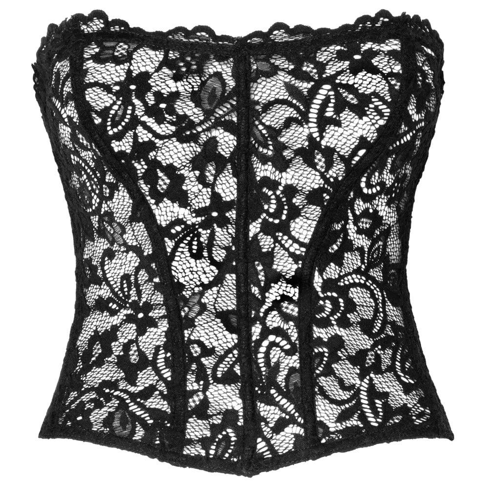 Μαύρος δαντελένιος κορσές Noir Corset