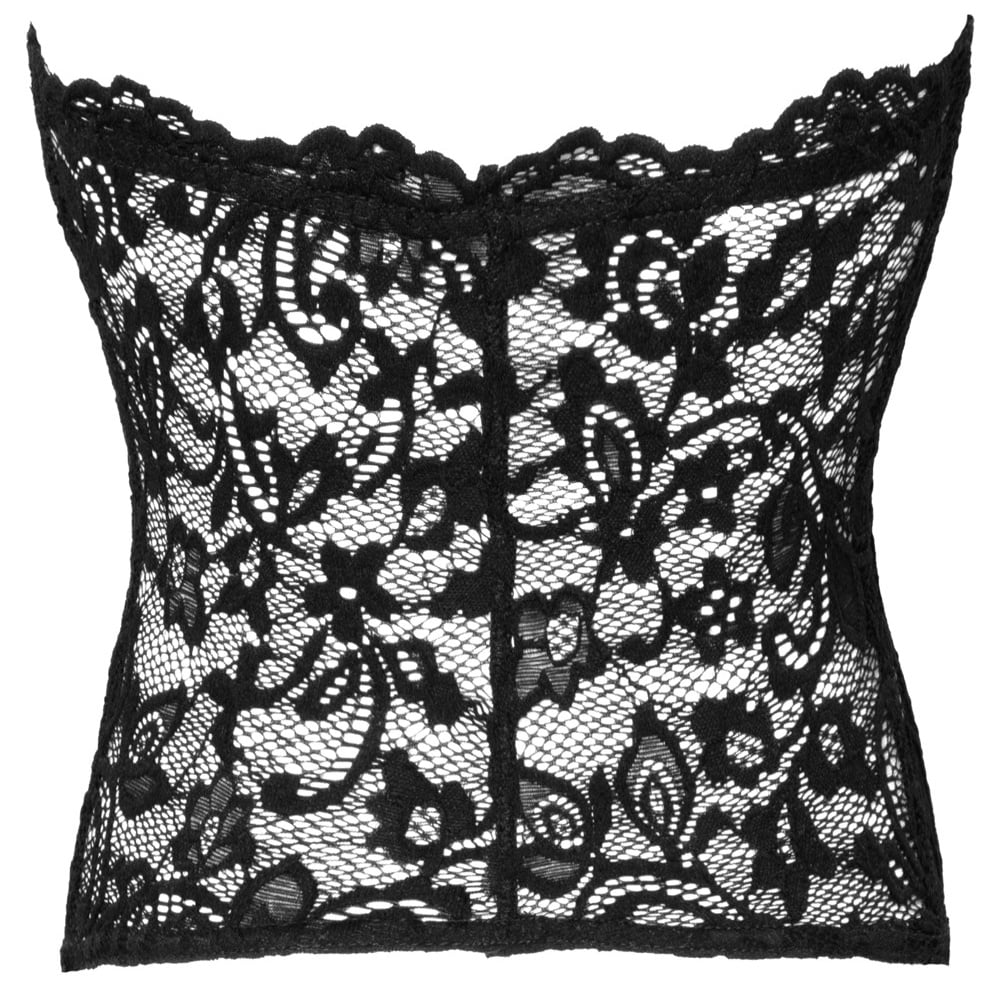 Μαύρος δαντελένιος κορσές Noir Corset