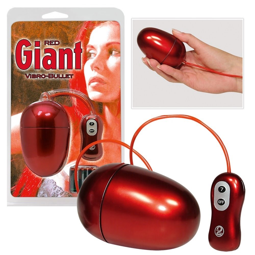 Δονούμενο αυγό 7 δονήσεων Red Giant Vibro Bullet