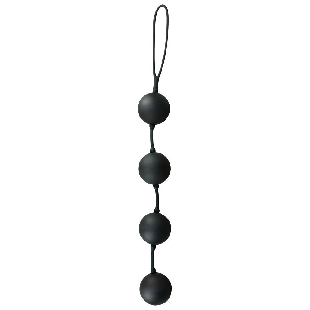 Βελούδινες Ερωτικές Μπάλες Velvet Balls 4 Black