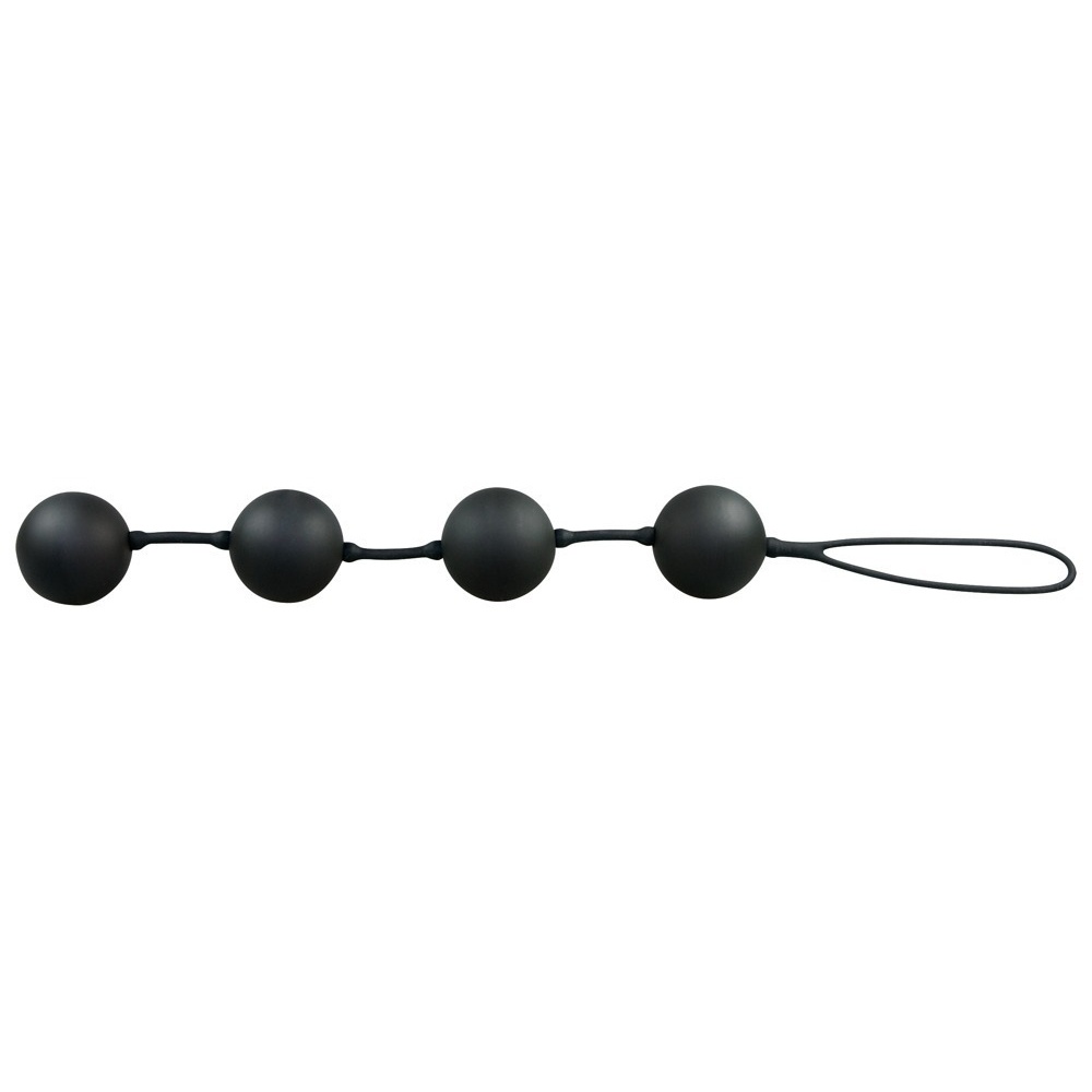 Βελούδινες Ερωτικές Μπάλες Velvet Balls 4 Black