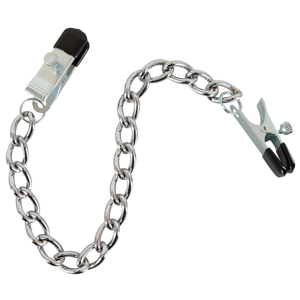 Ασημένιοι Σφιγκτήρες θηλών με αλυσίδα Chain with Clamps Professional