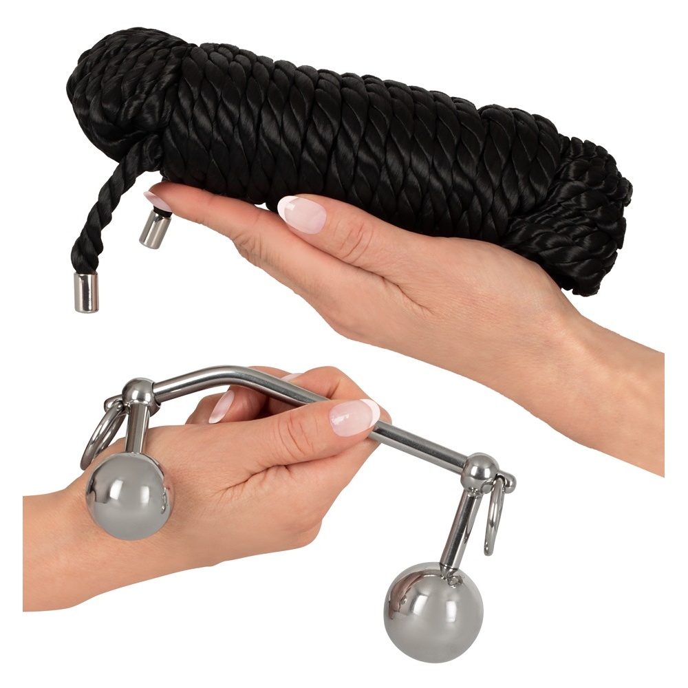 Πρωκτική και κολπική μπάλα με σχοινί Bondage Plugs with Rope