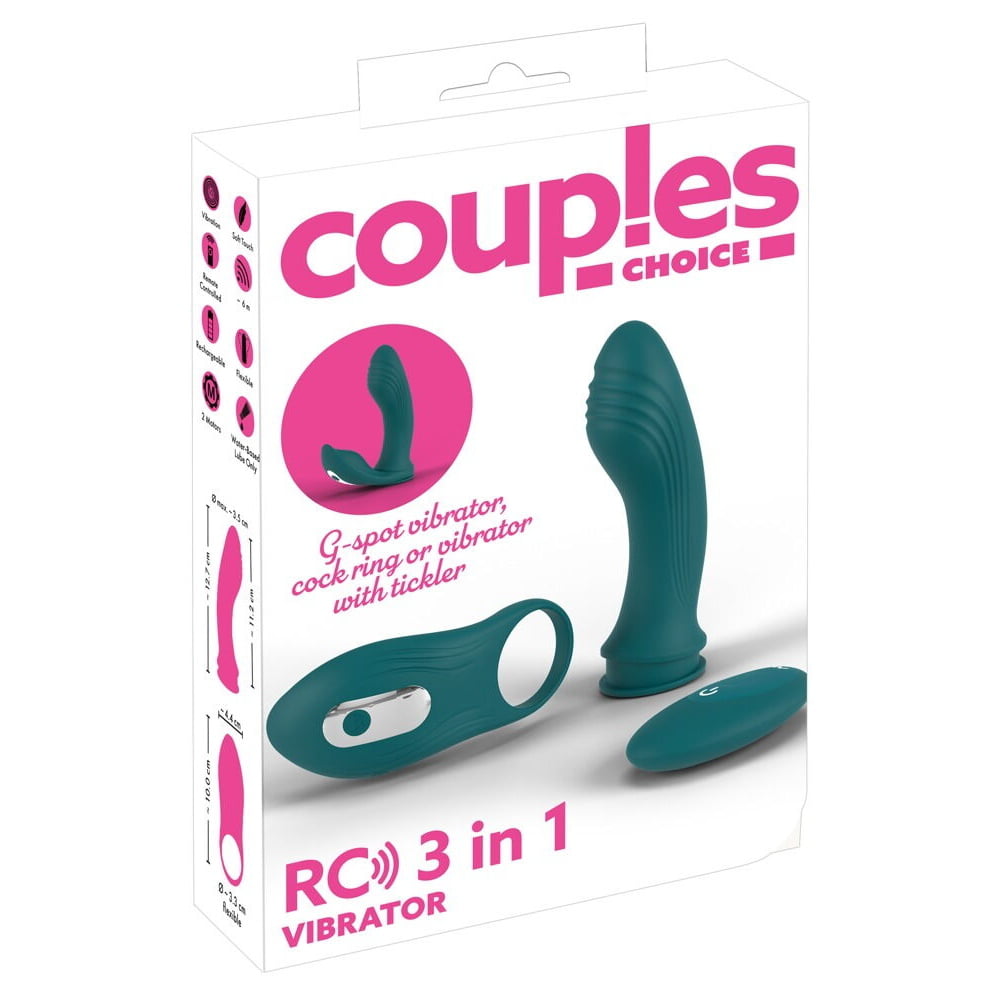 Αυλακωτός Δονητής RC 3 in 1 Vibrator