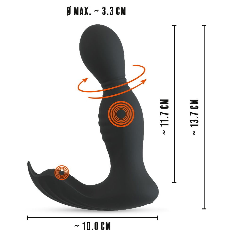 Δονητής Με Χειριστήριο RC Butt Plug with 2 Functions