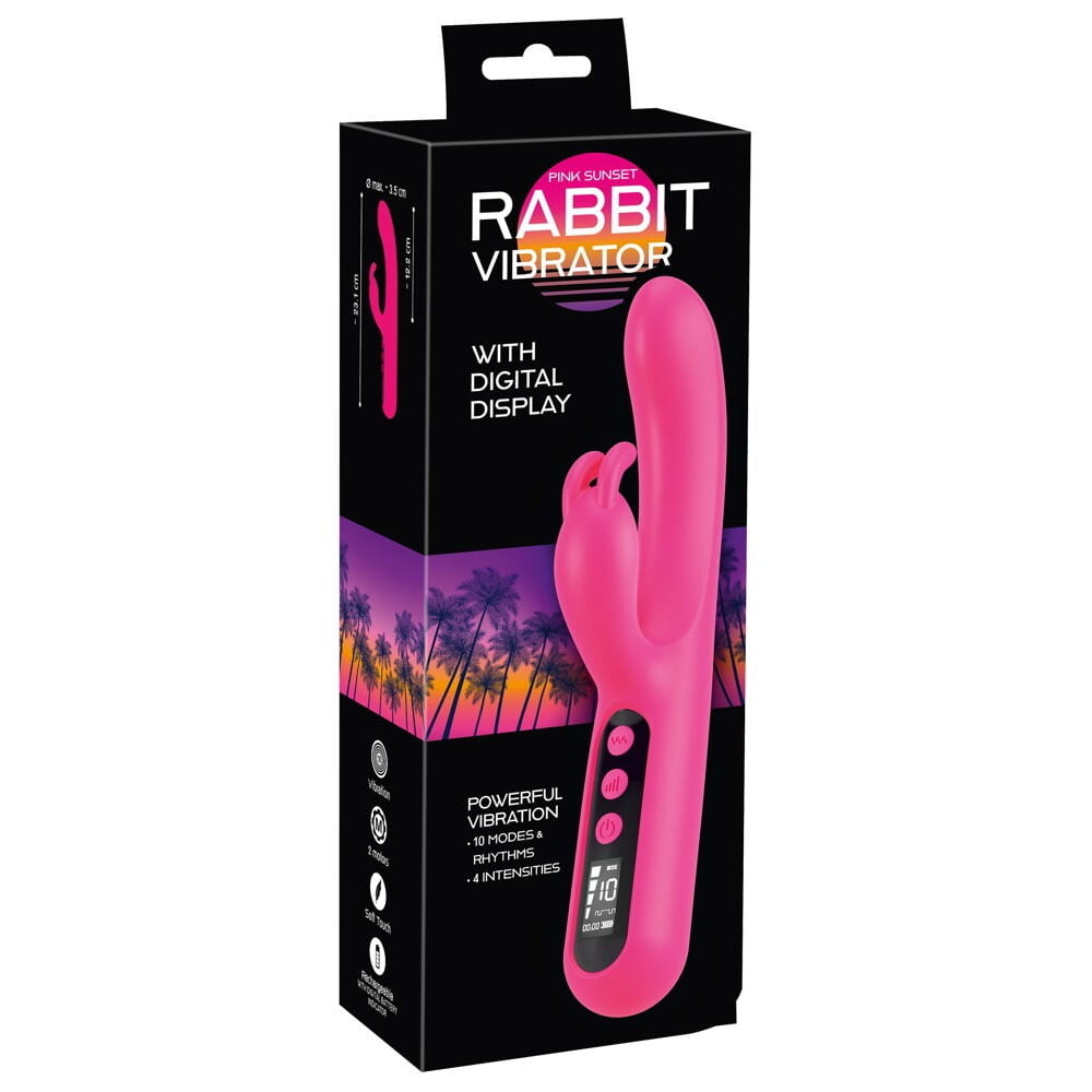 Δονητής Κουνέλι Pink Sunset Rabbit Vibrator