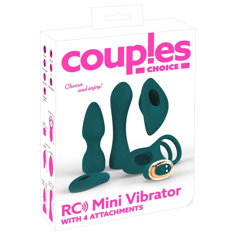 Δονητής RC Mini Vibrator Τεσσάρων Εξαρτημάτων