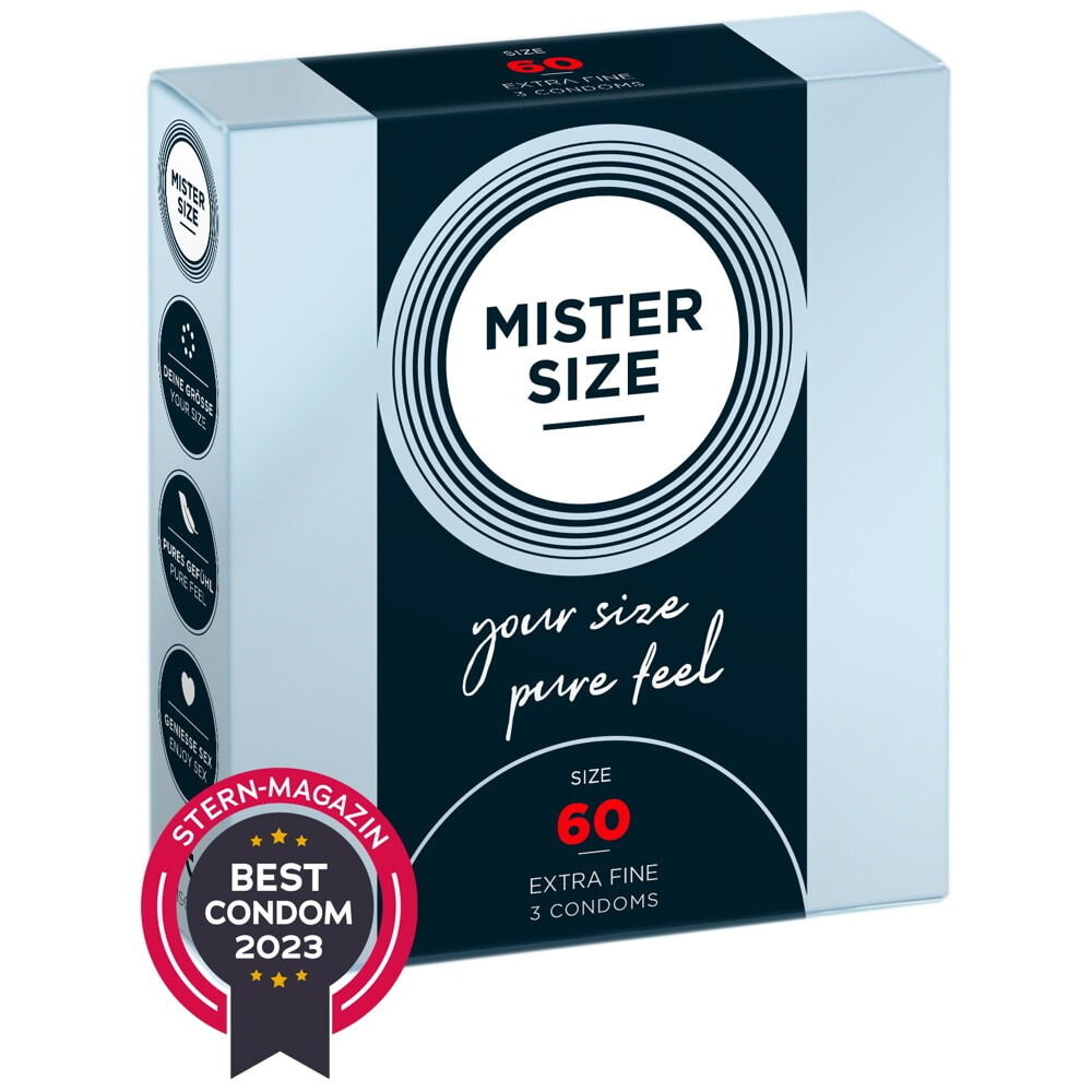 Προφυλακτικά Mister Size 60 mm