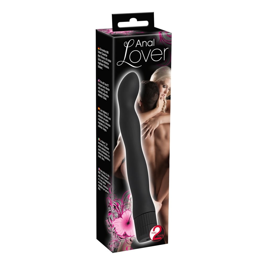 Πρωκτικός Δονητής Μαύρος Anal Lover 18cm