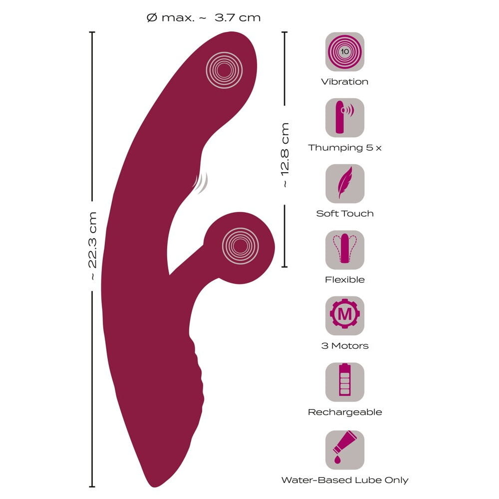 Δονητής Κουνελιού 2 Function Rabbit Vibrator