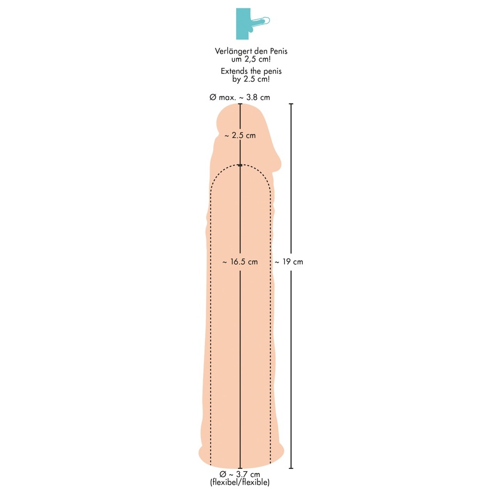 Επέκταση πέους σιλικόνης Silicone Extension