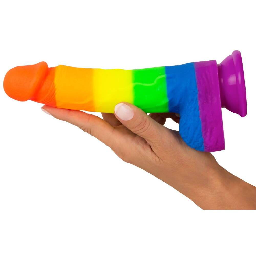 Πολύχρωμο Ρεαλιστικό Dildo PRIDE!